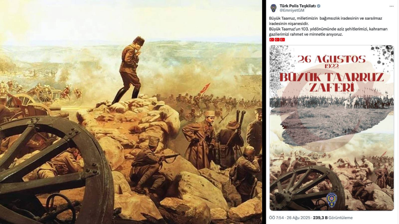 Atatürk’ün olmadığı 30 Ağustos paylaşımı Emniyet’te krize yol açtı: Medya Daire Başkanı görevden alındı