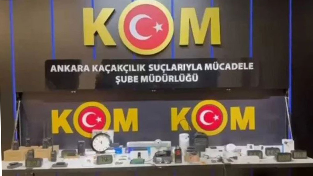 Kaçakçılık operasyonunda dinleme ve görüntü alma cihazları ele geçirildi Kaçakçılık operasyonunda dinleme ve görüntü alma cihazları ele geçirildi