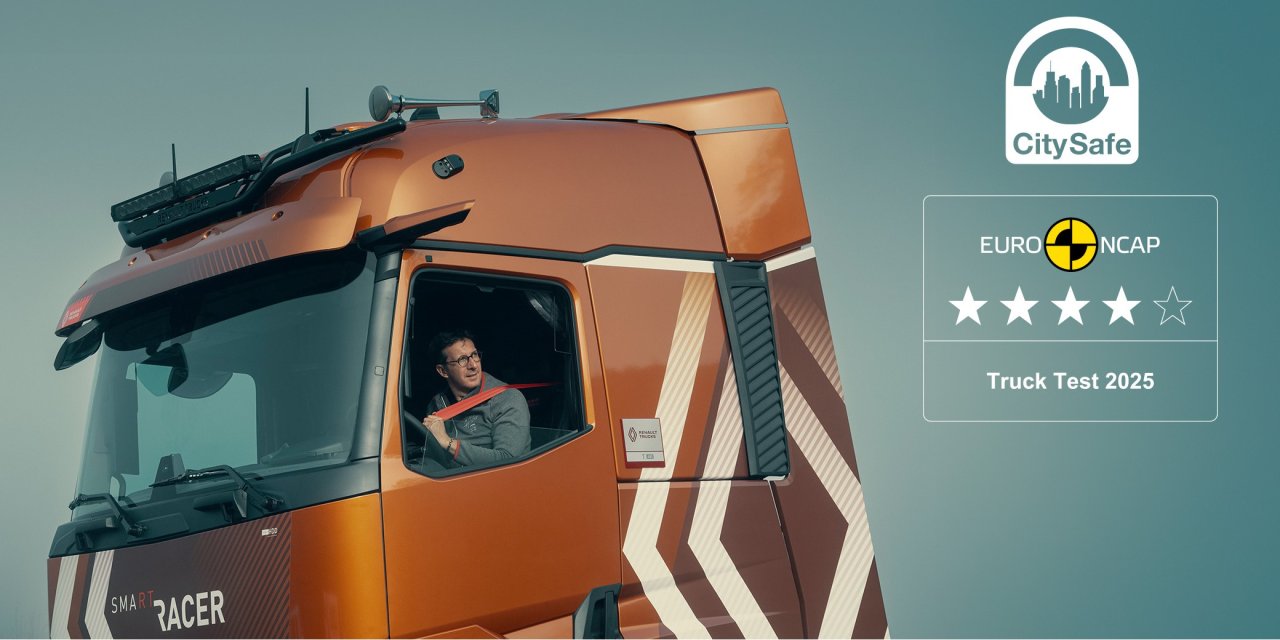 Renault Trucks T, 4 Euro NCAP yıldızına CitySafe sertifikasını da ekledi