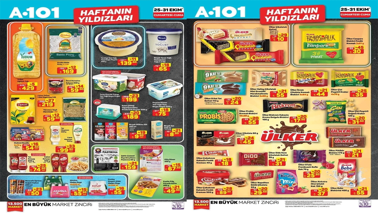 A101 31 Ekim tarihine kadar geçerli aktüel ürünler kataloğu yayımlandı!  A101 indirimli ürünler!