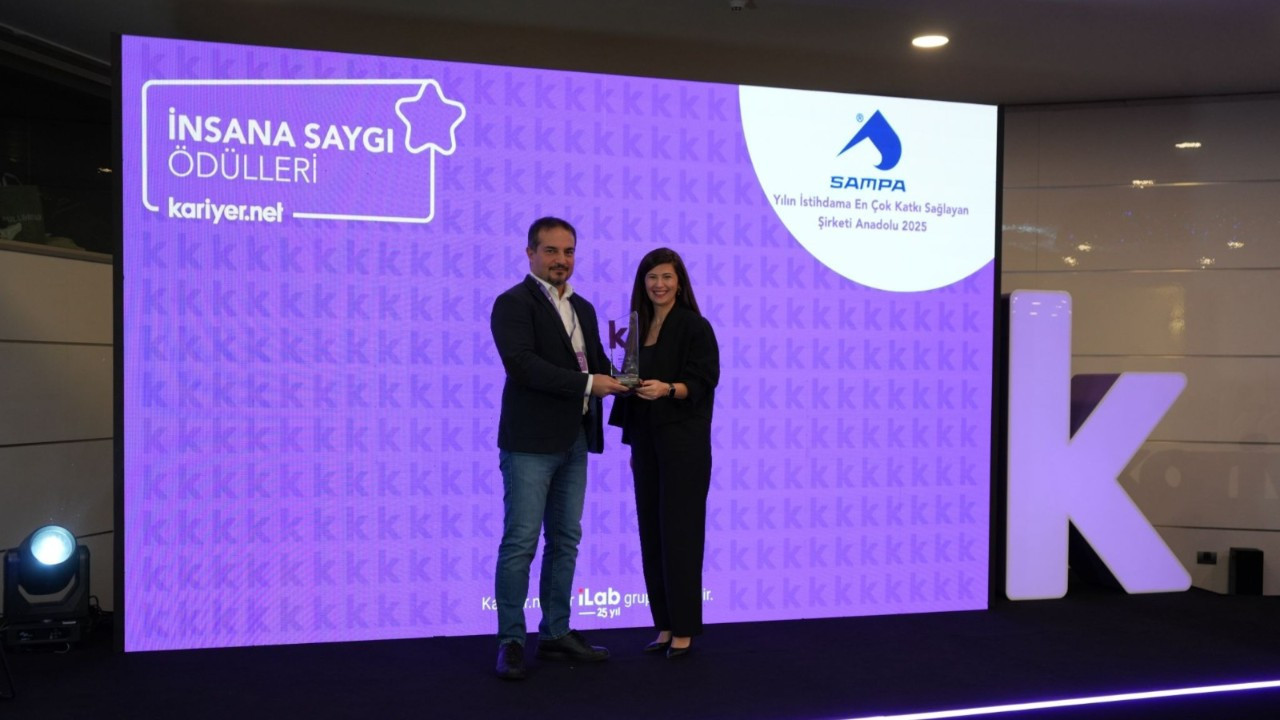 Sampa, Kariyer.net’ten “Yılın İstihdama En Çok Katkı Sağlayan Şirketi” ödülünü aldı Sampa, Kariyer.net’ten “Yılın İstihdama En Çok Katkı Sağlayan Şirketi” ödülünü aldı