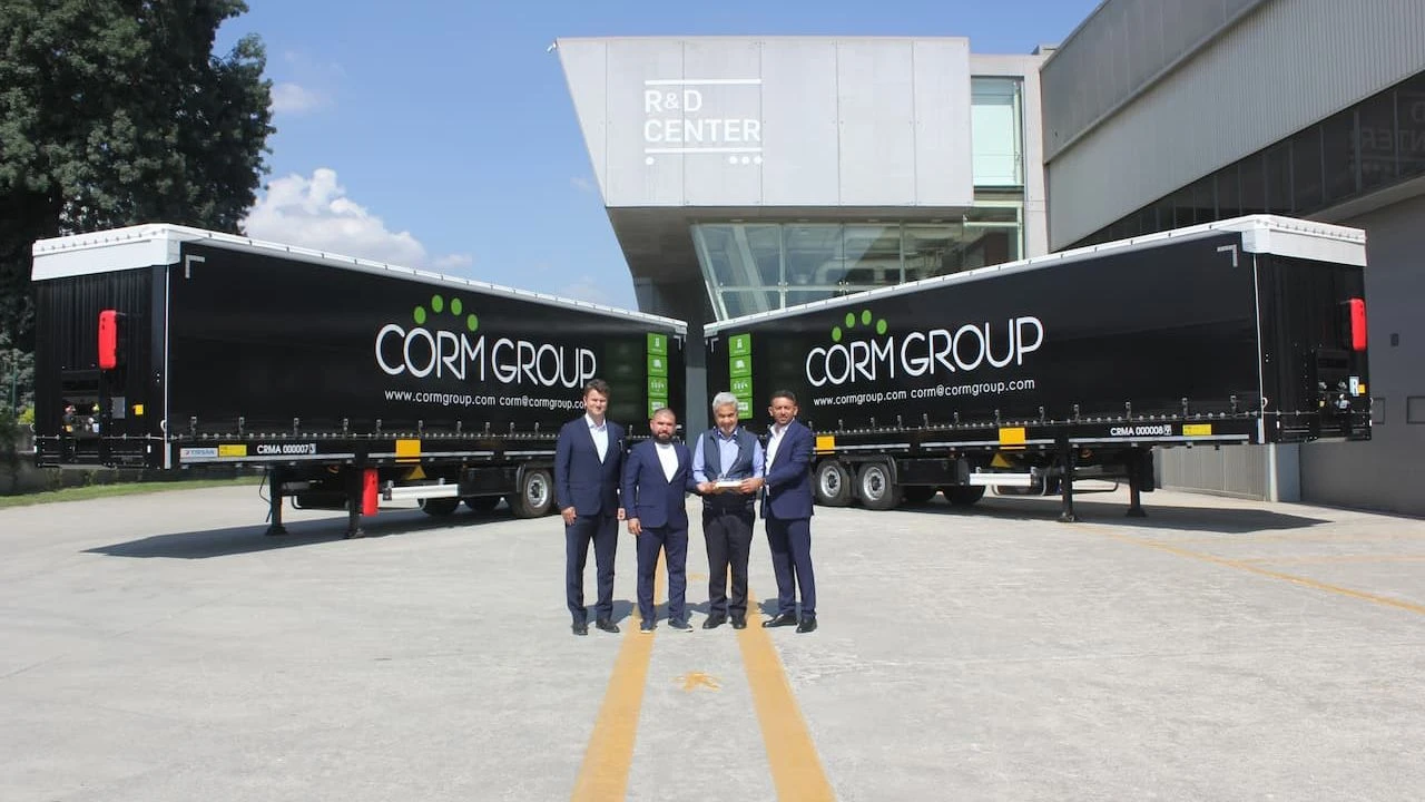 Tırsan, Corm Group’a 27 Adet Tren Yüklemeli Treyler Teslim