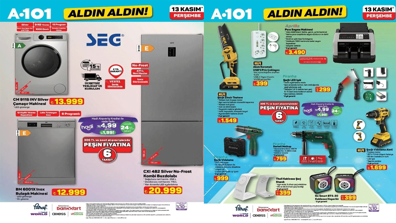 A101’de Kasım İndirimleri Başlıyor: Şarjlı Vidalama Aleti