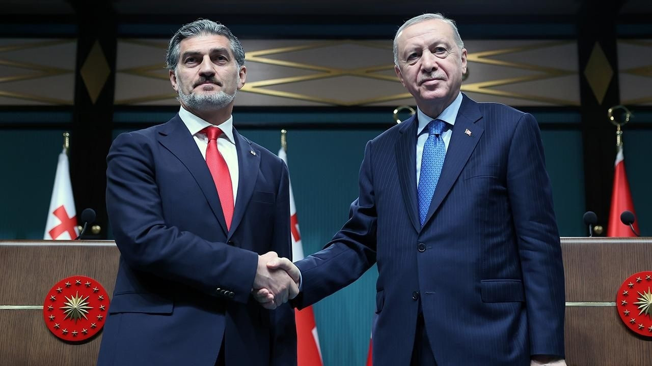Cumhurbaşkanı Erdoğan, Gürcistan Cumhurbaşkanı ile görüştü