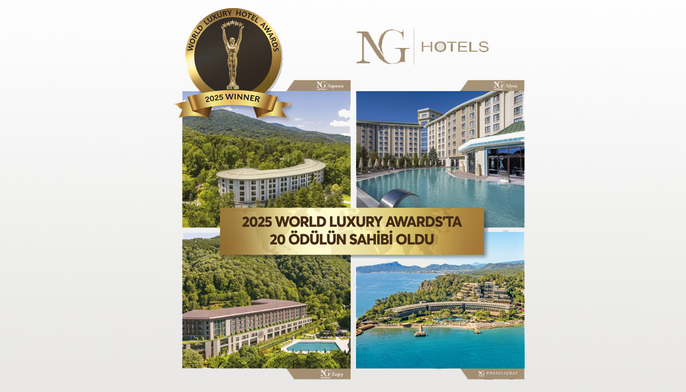 NG Hotels, 2025 World Luxury Awards’ta 20 ödül kazandı NG Hotels, 2025 World Luxury Awards’ta 20 ödül kazandı
