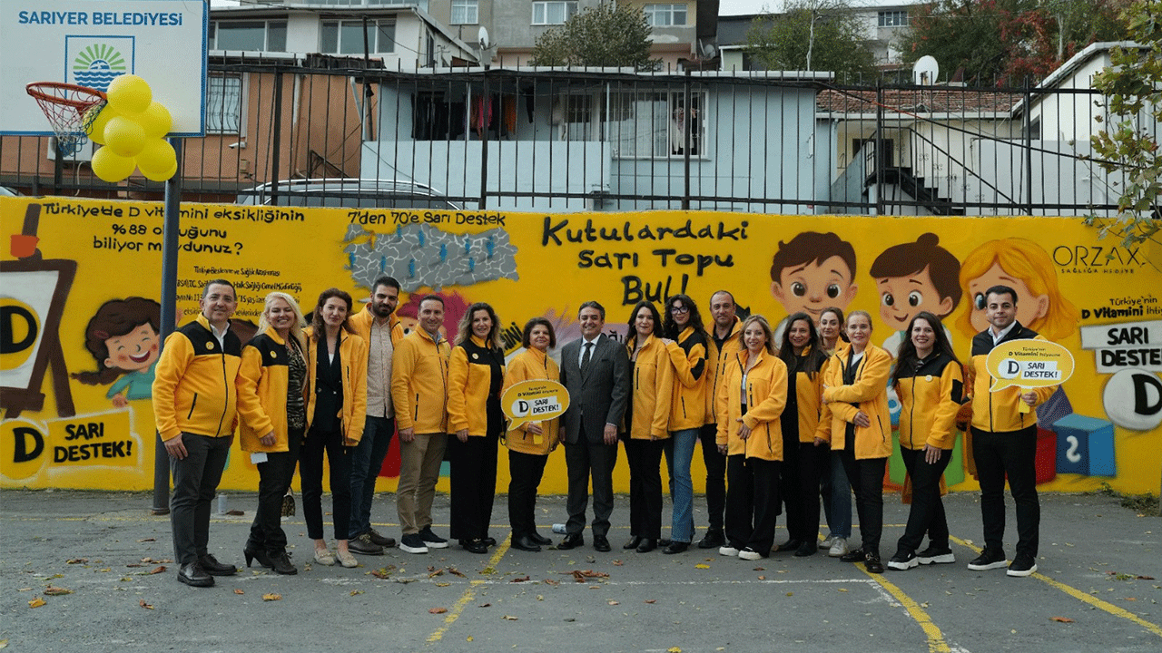 Sarı Destek projesiyle D Vitamini bilinci artıyor Sarı Destek projesiyle D Vitamini bilinci artıyor